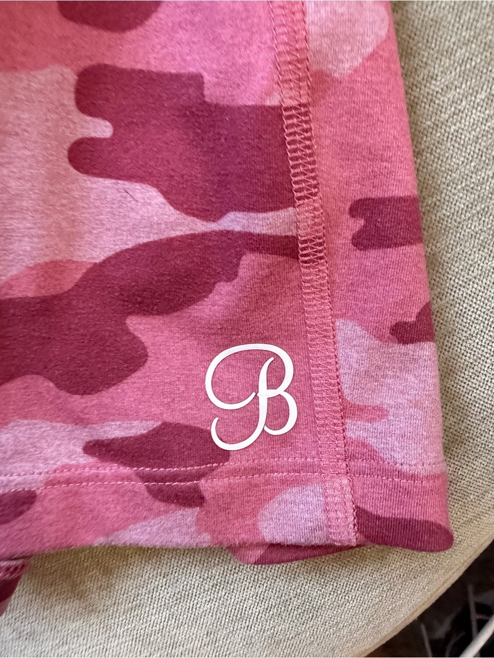 Bombshell Sportswear Pink Camo Women's Shorts - Picture 3 of 5